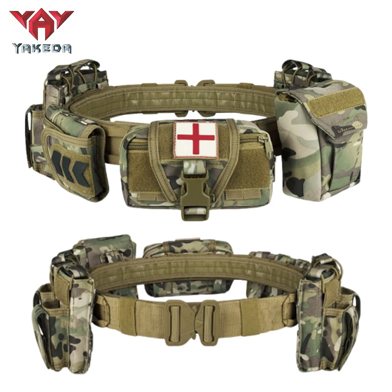 Yakeda Outdoor Hunting Tactics Law Enforcement Duty Security Traffic Air Gun Belt Airsoft Equipment