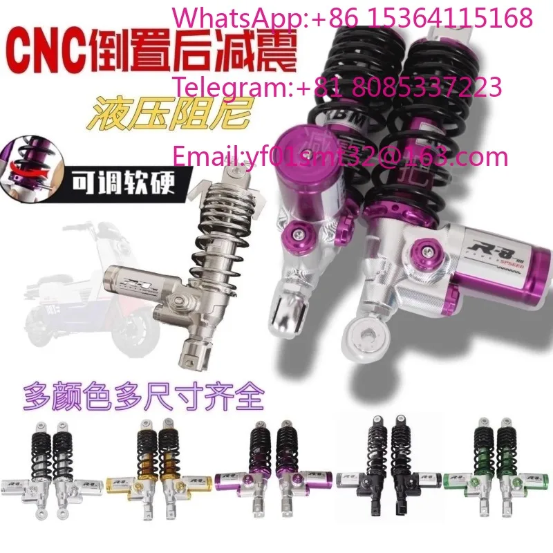 R8 Inverted Cast Rear Shock Absorber Built-in Hydraulic Damping Fit N1S UB No.9 Electric Scooter Multi Stage Friction Damper