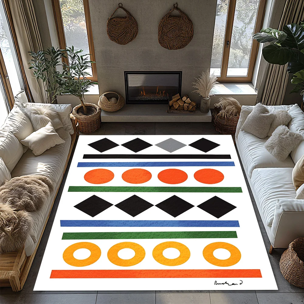 الحديثة مجردة ممسحة داخلي في ا - مراجعة Home Textiles Rug وسعره