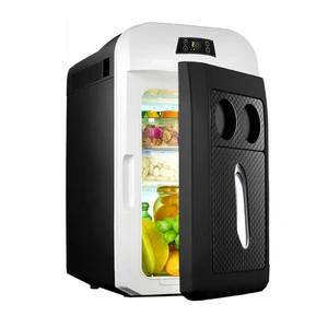 Mini -Auto -Kühlschrank mit digitalem Bildschirm, doppelter Gebrauch, Geräte, Camping -Picknicks im Freien, 15L, 20L 8 Hauptverkaufsmini -Kühlschrank 20 Liter - №3