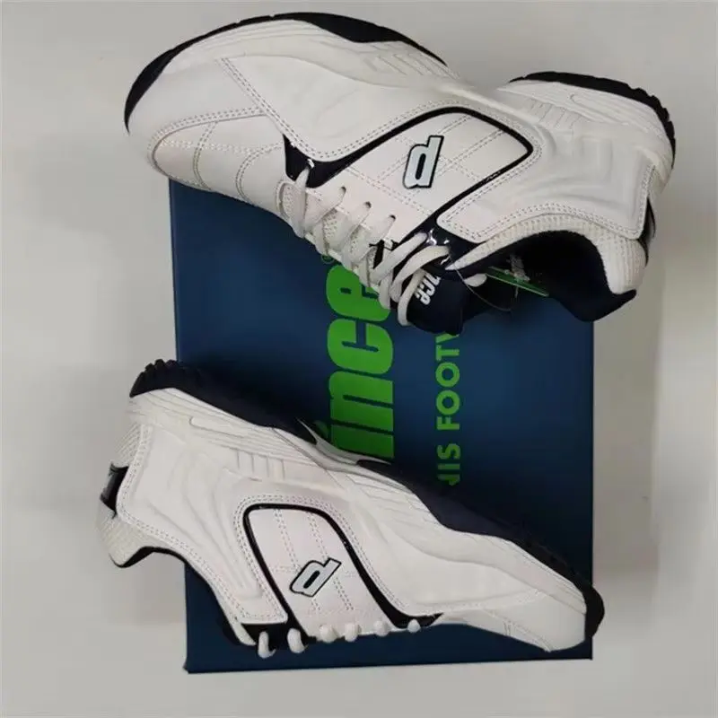 

Роскошные брендовые теннисные туфли, мужские белые туфли для бадминтона, мужские удобные кожаные туфли для кортов, мужская носимая спортивная обувь, мужская