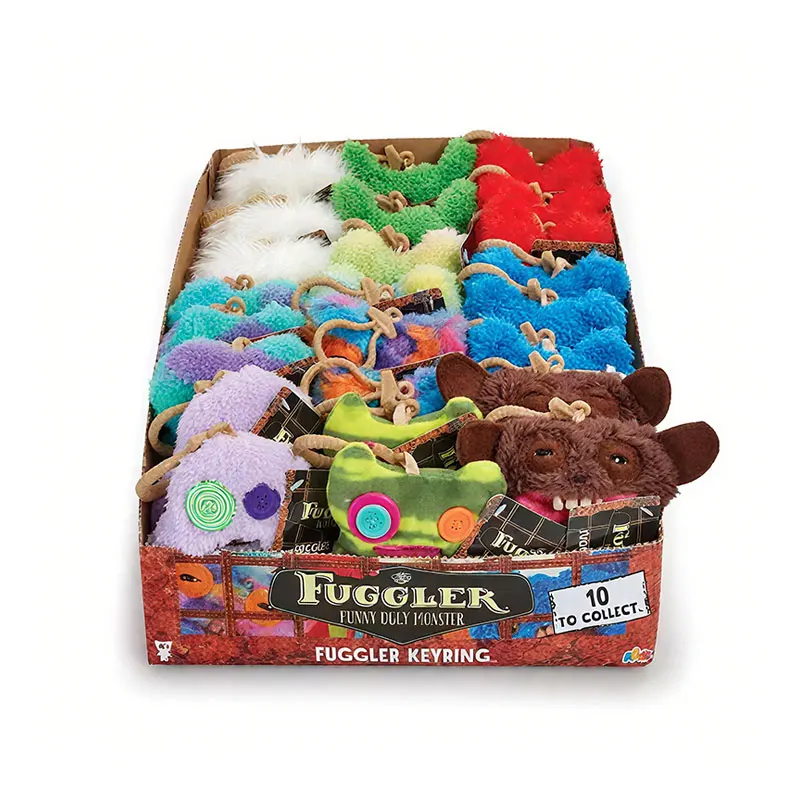 

Fuggler Monster Fugg Plush Keyrings Funny Ugly Monster Grin Grin Wide Eyed Weirdo Squidge Sasquoosh Toys Backpacke Pendant