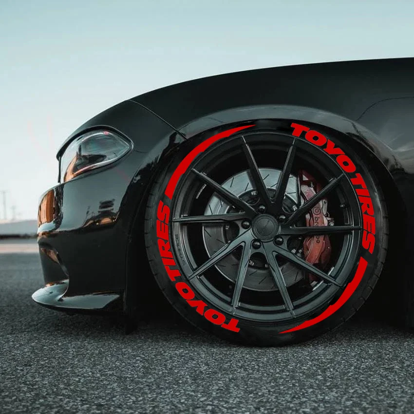 Permanent Tire Lettering Sticker TOYO 1.20\
