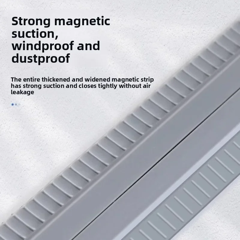 Commercial air conditioner heat insulation curtain door windshield soft plastic magnetic