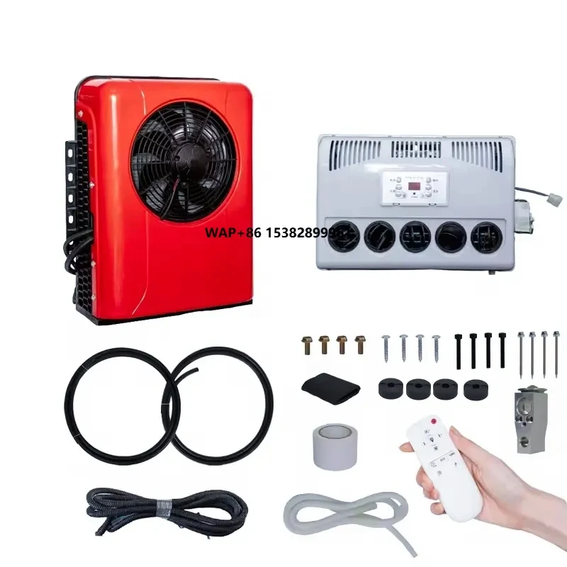 New Truck Air Conditioner Split Rv Cooling Unit 12v/24v Car Split Parking Air Conditioner for Truck Rv Caravan Camper