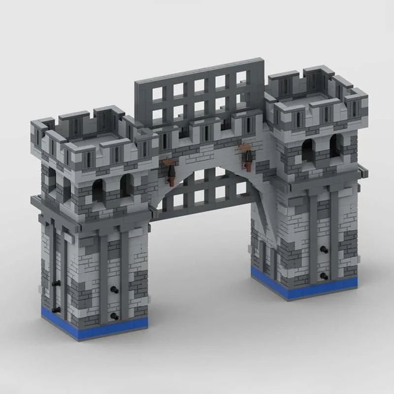 MOC-Kit de construcción de castillo imperial para niños, juguete de montaje creativo, Ideal para regalo de vacaciones, 1539 piezas