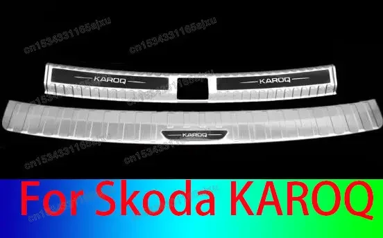 

Stainless Steel Trunk Threshold Guard Plate Anti-scratch Protection Car Accessories For Skoda KAROQ 2017-2021