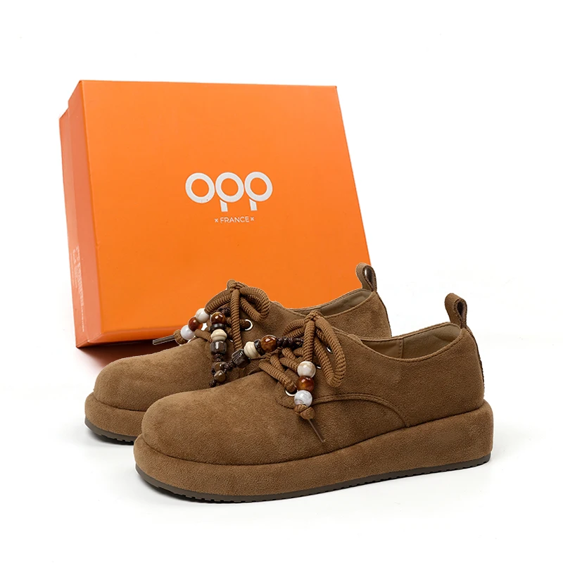 OPP Women Autumn mules Shoes Daily lady shoes Comfortable loafers Shoes Luxury Design shallow Shoes