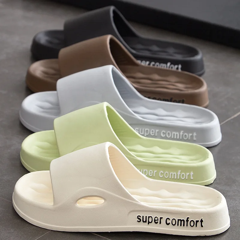 

Women's fashion casual platform slippers household soft-soled shoes summer beach non-slip comfortable breathable slippers