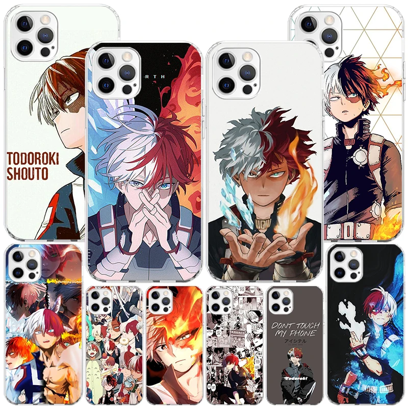 My Hero Todoroki Shoto Phone Case For iPhone 16 Pro Max 15 + 14 Plus 11 12 13 Mini Xs X XR 7 8 SE Personalized Gift Print Cover