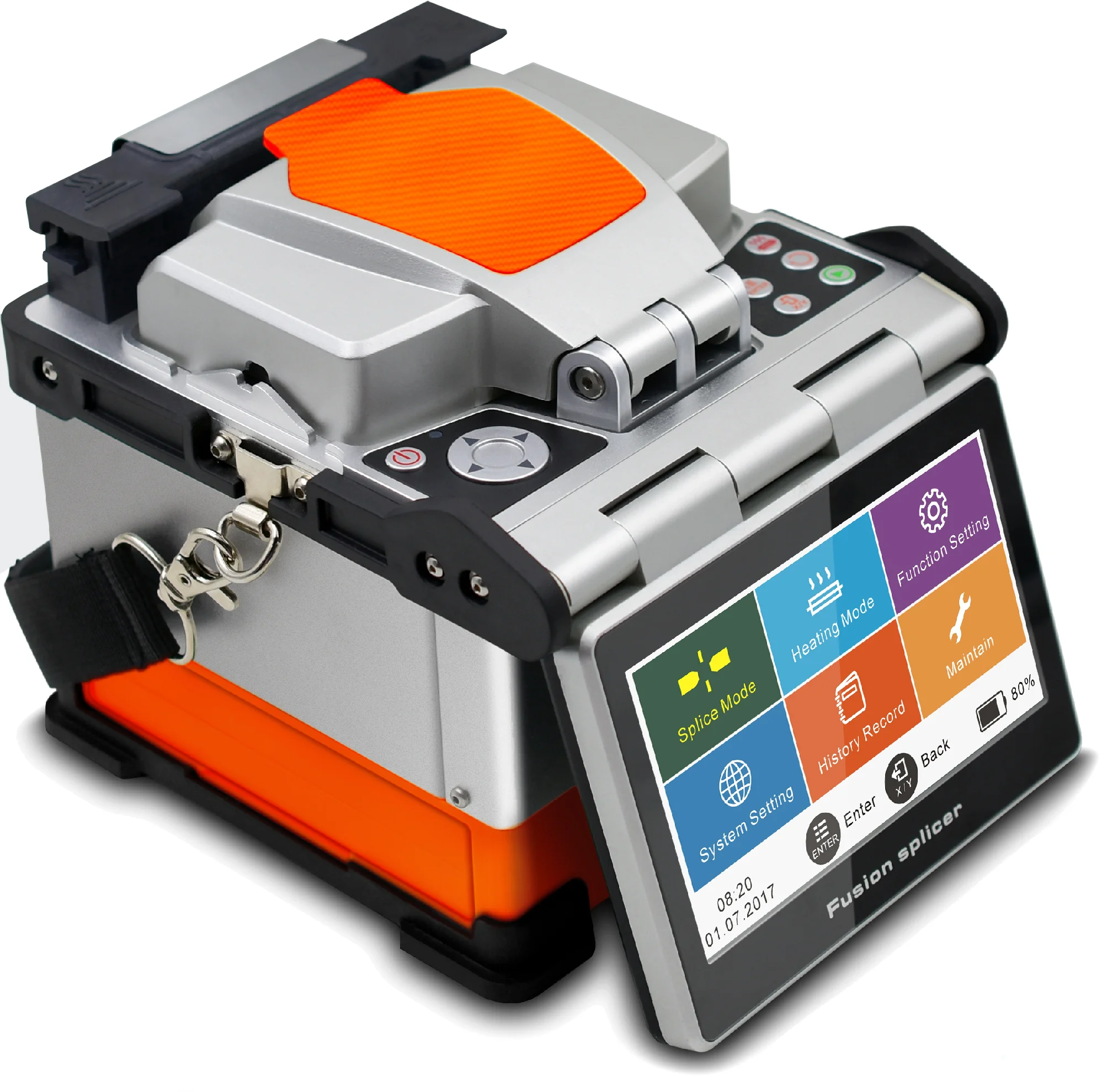 

Strong Wind Cover Multi-Function fiber holder Fiber Optic Splicing Machine Fusion Splicer