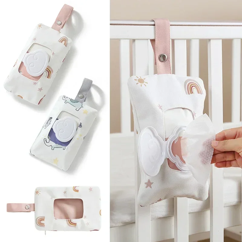 Sac de poussette pour lingettes de bébé, étui à mouchoirs pour enfants, porte-papier de rangement, boîte à mouchoirs perfeccover