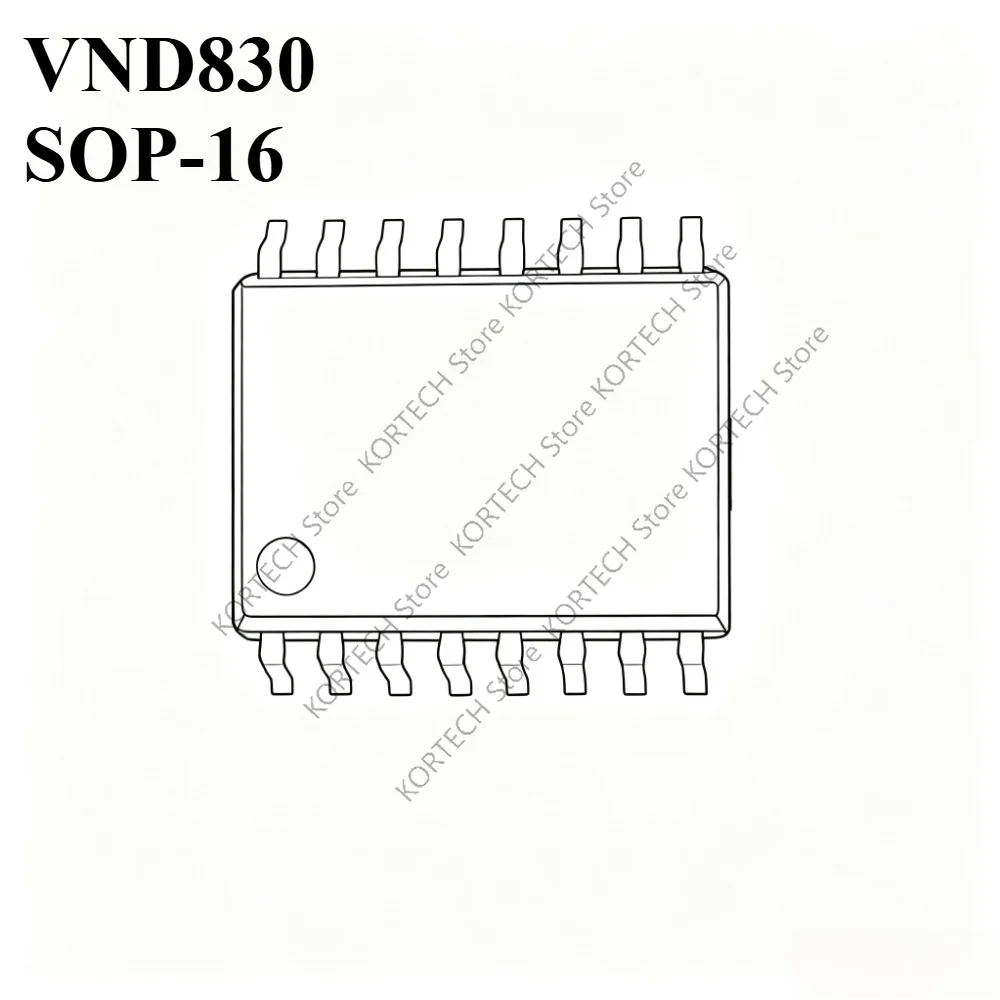 10PCS/LOT  Brand  new  original  VND830E VND830 SOP-16 VND830EH Automotive air conditioning panel vulnerable IC chip driver IC