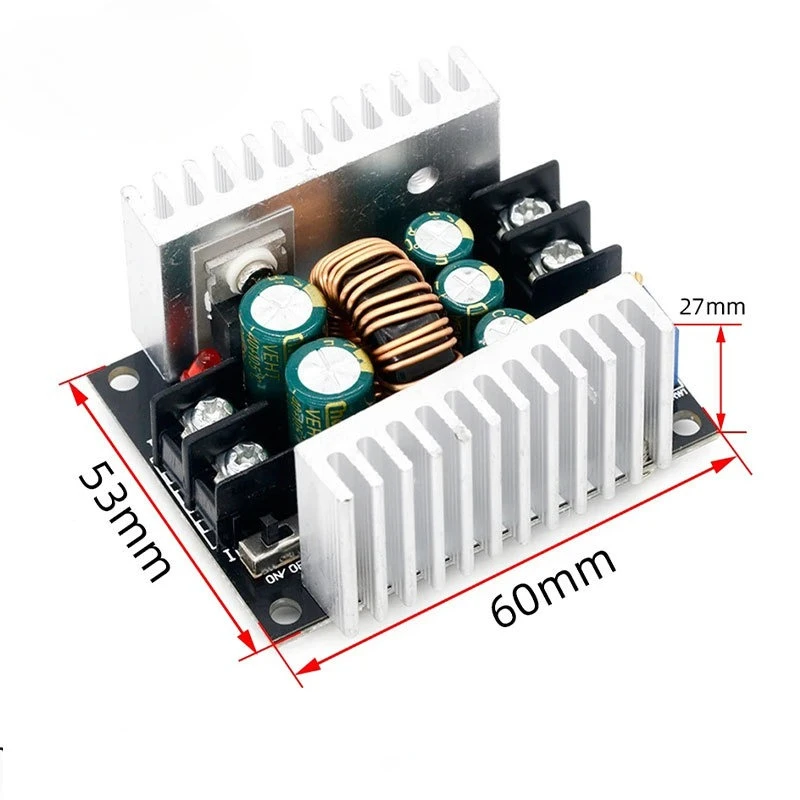 20A 300W CC CV Step Down Module Adjustable DC 6-40V to 1.2-36V Voltage Regulator Buck Converter Constant Current Power Supply