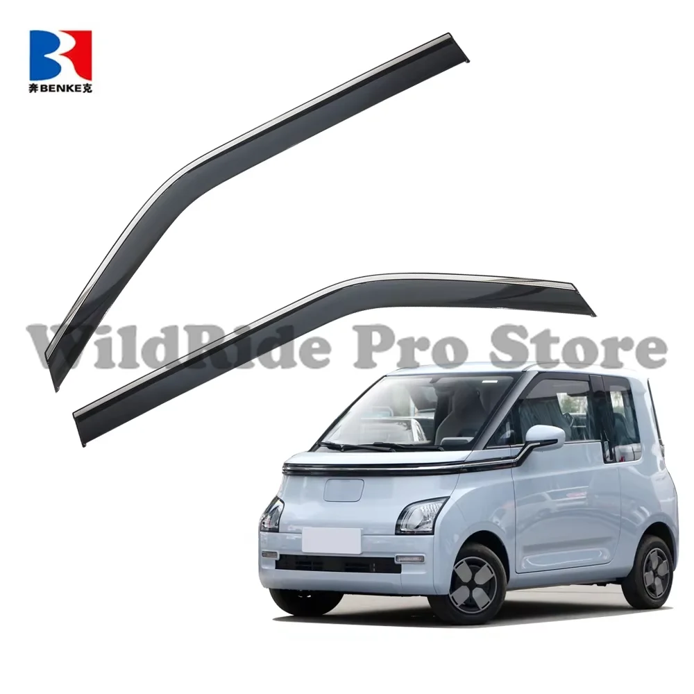 1 set For Car Wind Deflector for WULING AIR EV 2022 2023 2024 Door Rain Guards Side Window Vent Sun Visor Exterior Auto Accessor