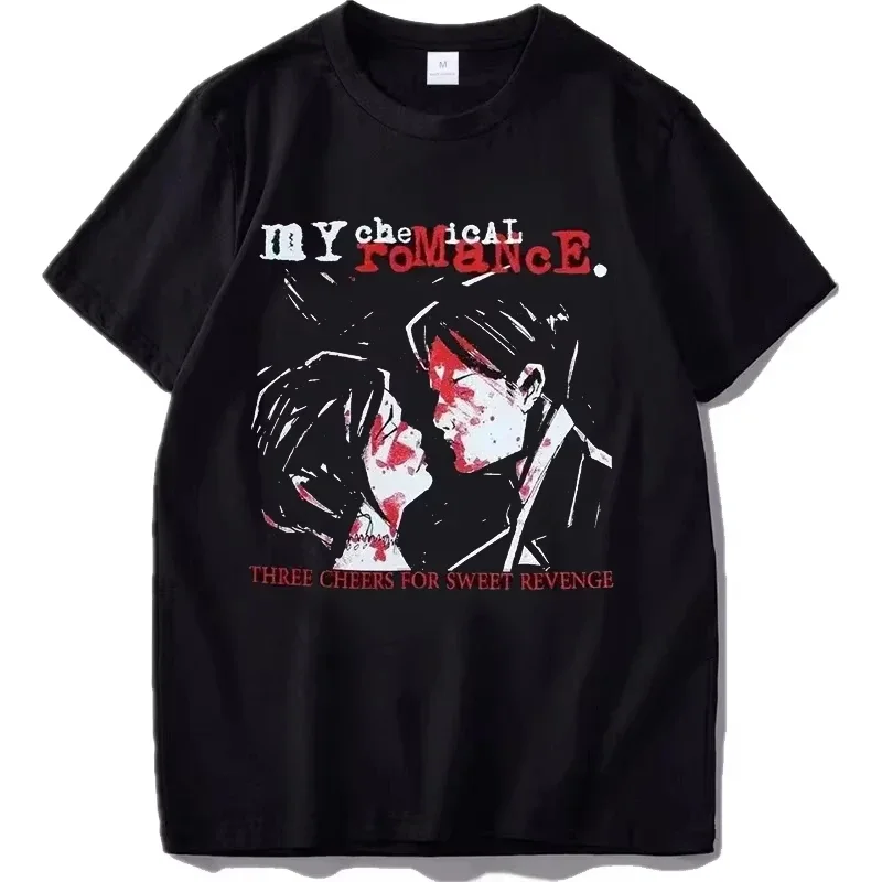 Camiseta My Chemical Romance, camisetas de algodón a la moda para mujer, camiseta fresca de Hip Hop para hombre, camiseta informal de verano Vintage de Anime, camiseta superior Unisex