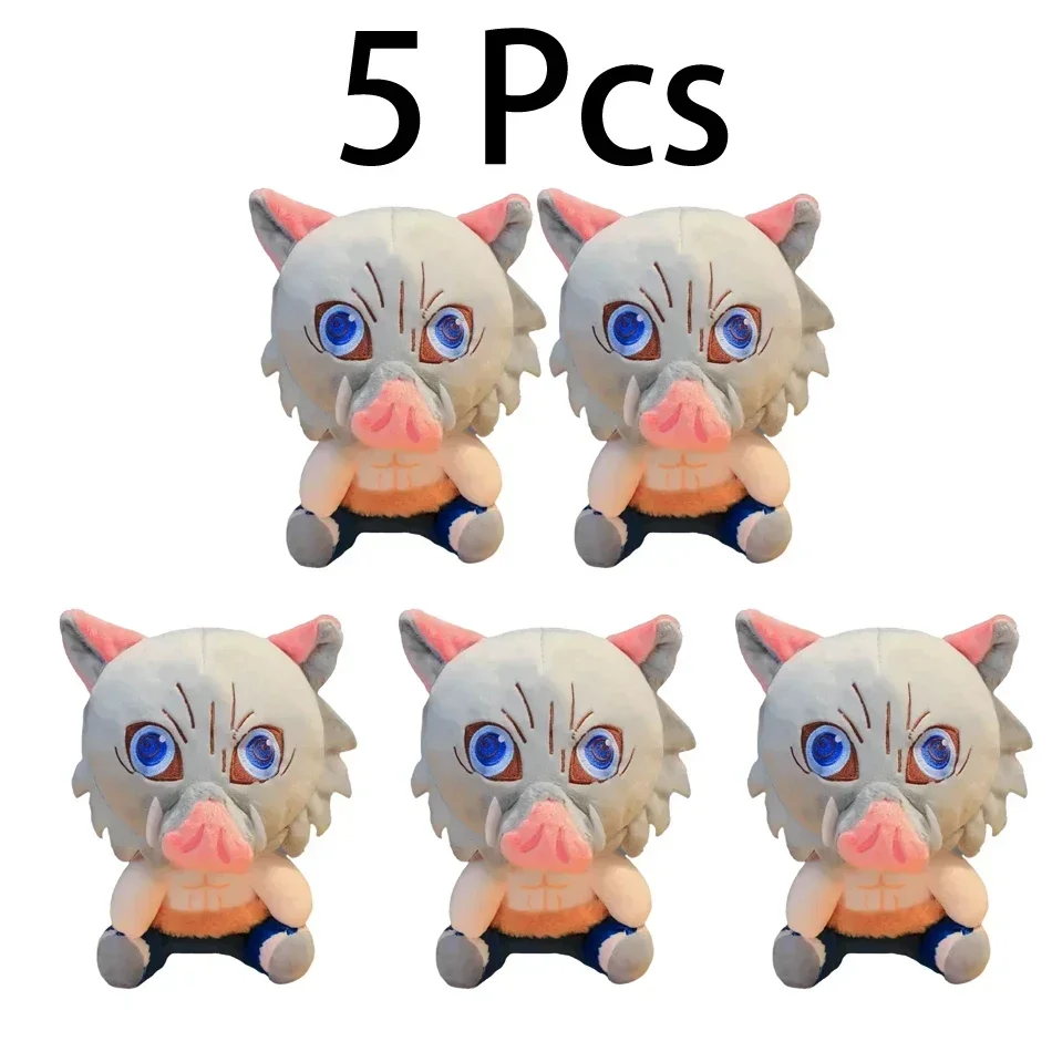 7 Stück 20 cm Dämon Sayaer Push Doll Tanjiro Nezuko Zenitsu Anime Film S Stofftier Dämonentöter: Kimetsu no Yaiba Game Pushie Figure Machine ds Technik ft