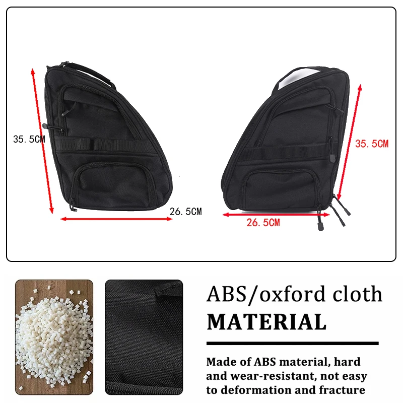 For BMW X5 G05 2019-2023 Large Capacity Car Trunk Side Window Storage Bag Multi-Pockets Cargo Bag Organizer Bag Car Accessories