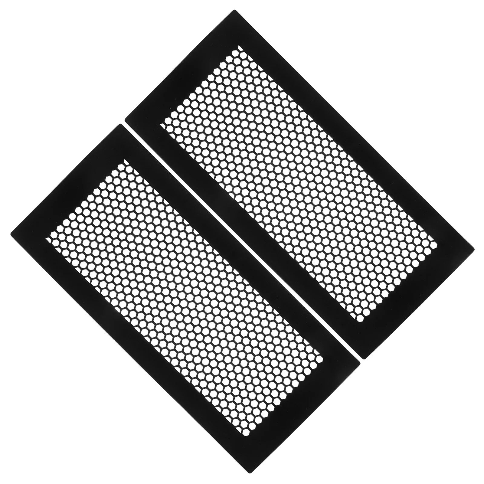 

2Pcs 4x10in Silicone Floor Vent Cover Non Slip Honeycomb Mesh Ac Heat Register Airflow Grille for Home Rv Register Vent Cover