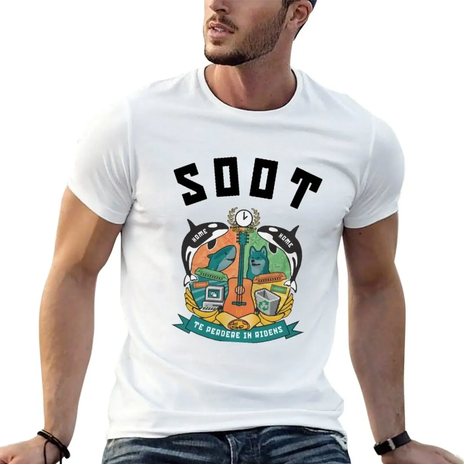 

Wilbur Soot -Soot '' Te preda in Ridnes'' Home - Gift idea T-Shirt summer top t shirts for men