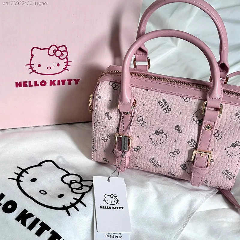 Sanrio Hello Kitty Women New Niche Versatile Shoulder Crossbody Bag Korean Version Crossbody Bag Large Capacity Shoulder Bag