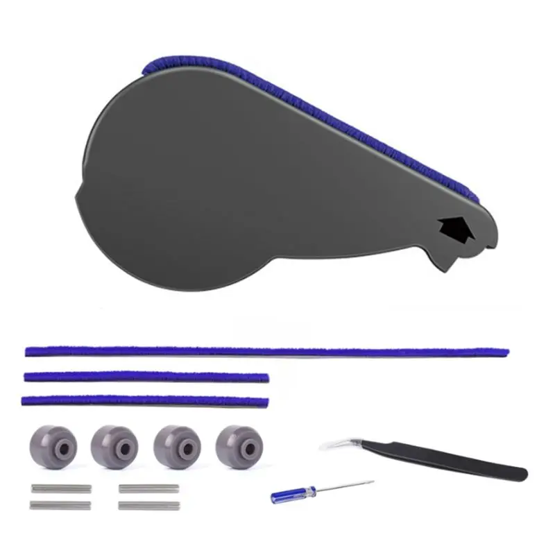 MLGB-Roller Brush Side Cover+Soft Plush Strips+Front Roller & Axle Spare Parts For Dyson V6 V7 V8 V10 V11 Vacuum Cleaner Tool