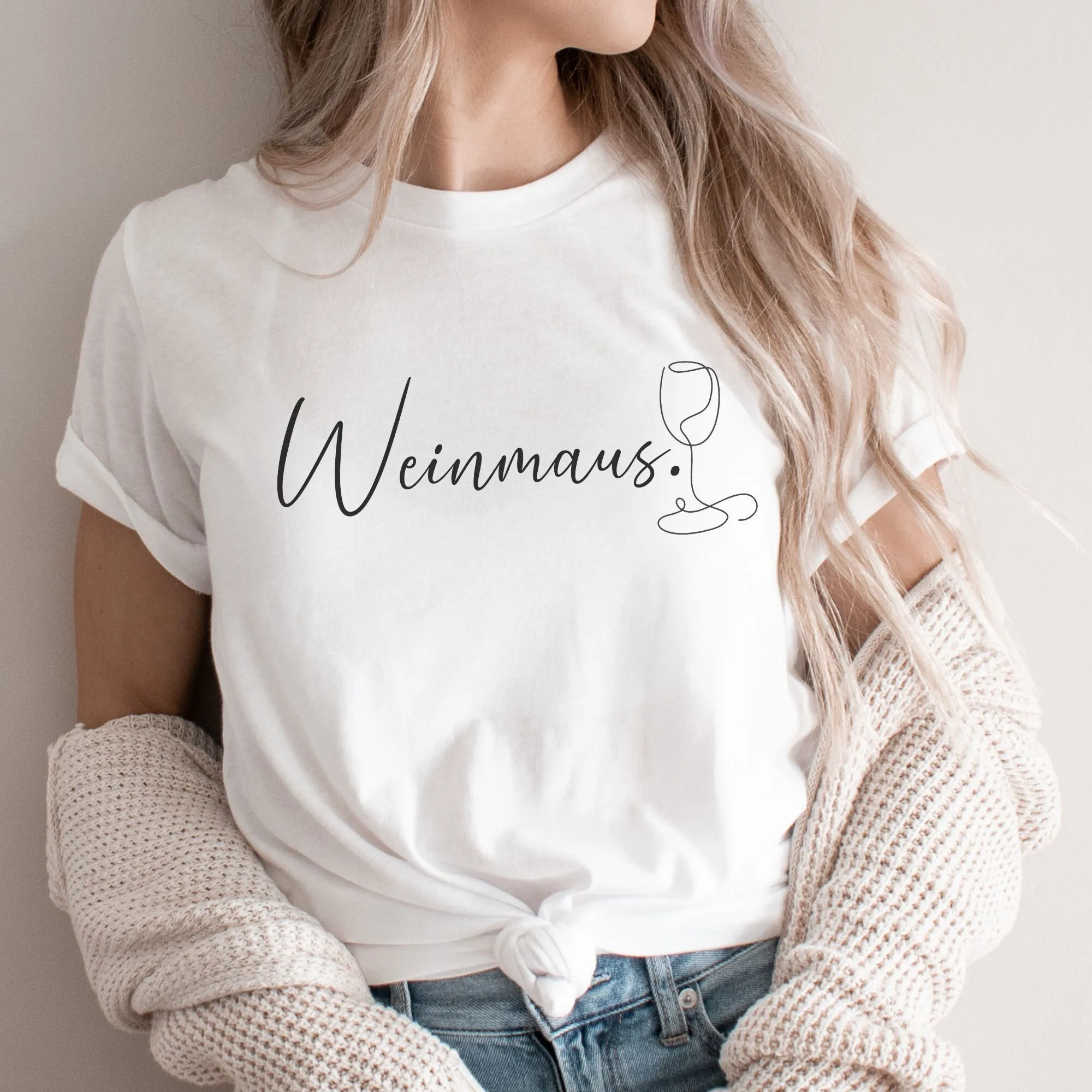 Minimalist Wine T Shirt Mouse Unisex Cute Simple Gift Drinker Flirty Bartender Top