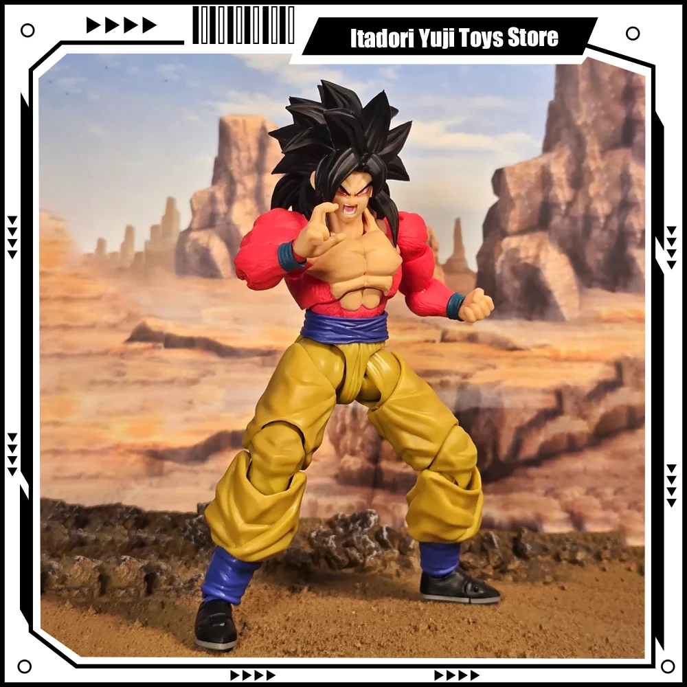 

Demoniacal Fit Dragon Ball Goku Super Saiyan 4 Action Figures Model Anime Movable Joints Desktop Ornament Collection Toys Gift