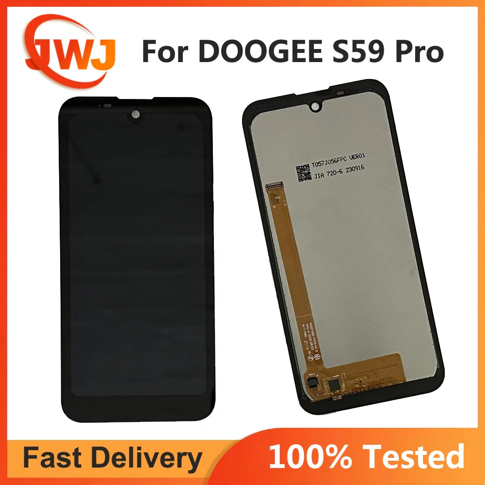 For DOOGEE  S59 S59 Pro LCD Display Touch Screen Digitizer Assembly 100% Original LCD Display For Doogee S59 Pro LCD Sensor