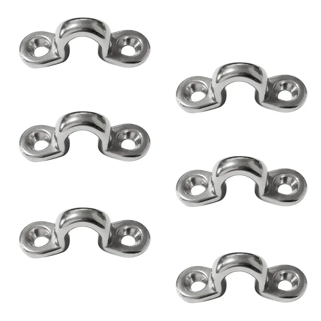 

Marine Stainless Steel Pad Eye Heavy Duty Anchor Loop Tie Down Fitting Hardware for Boat Canopy Kayak Use