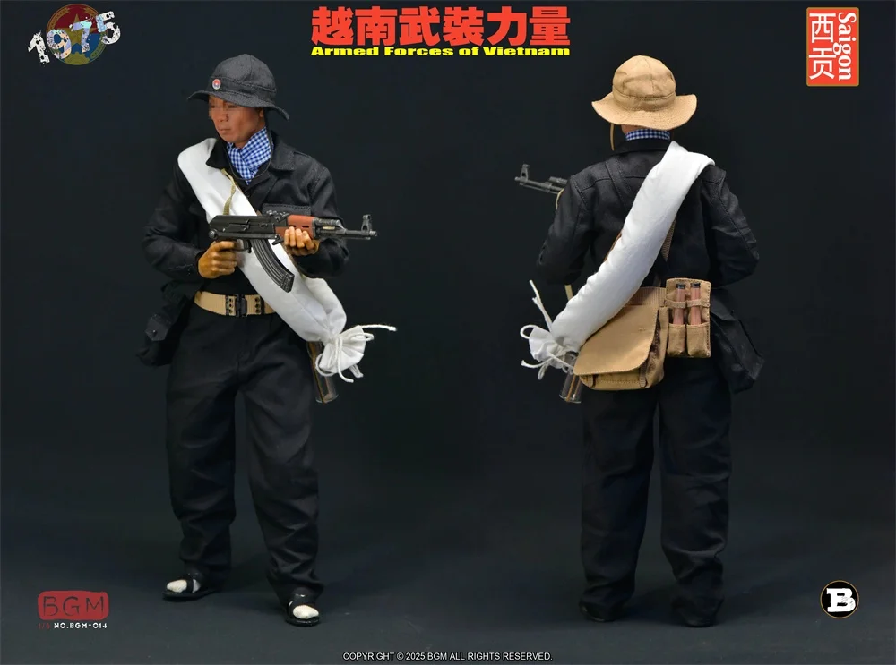 1/6 BGMTOYS BGM-014 BGM-014A/B 아시아 베트남 군인 인형 드레스 유니폼 무기 몸 없음 머리 없음 12인치 피규어 인형 수집용
