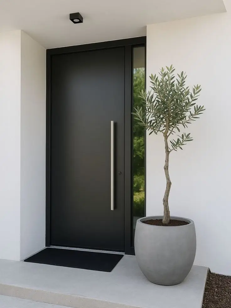 

Residential Entry Door Durable Eco-Friendly Waterproof Customized Entrance Door Anti Thief Exterior Main Front Pivot Doors