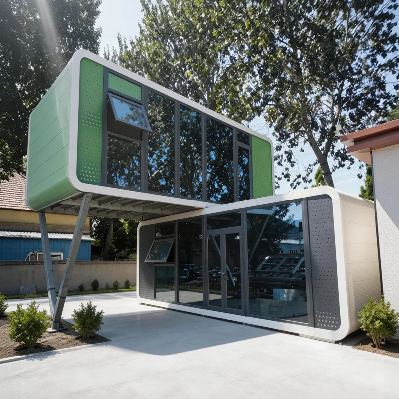 Luxury Modern Modular Prefab Capsule House Portable Tiny Home For Outdoor Living Recreation Resort Commercial Accommodation