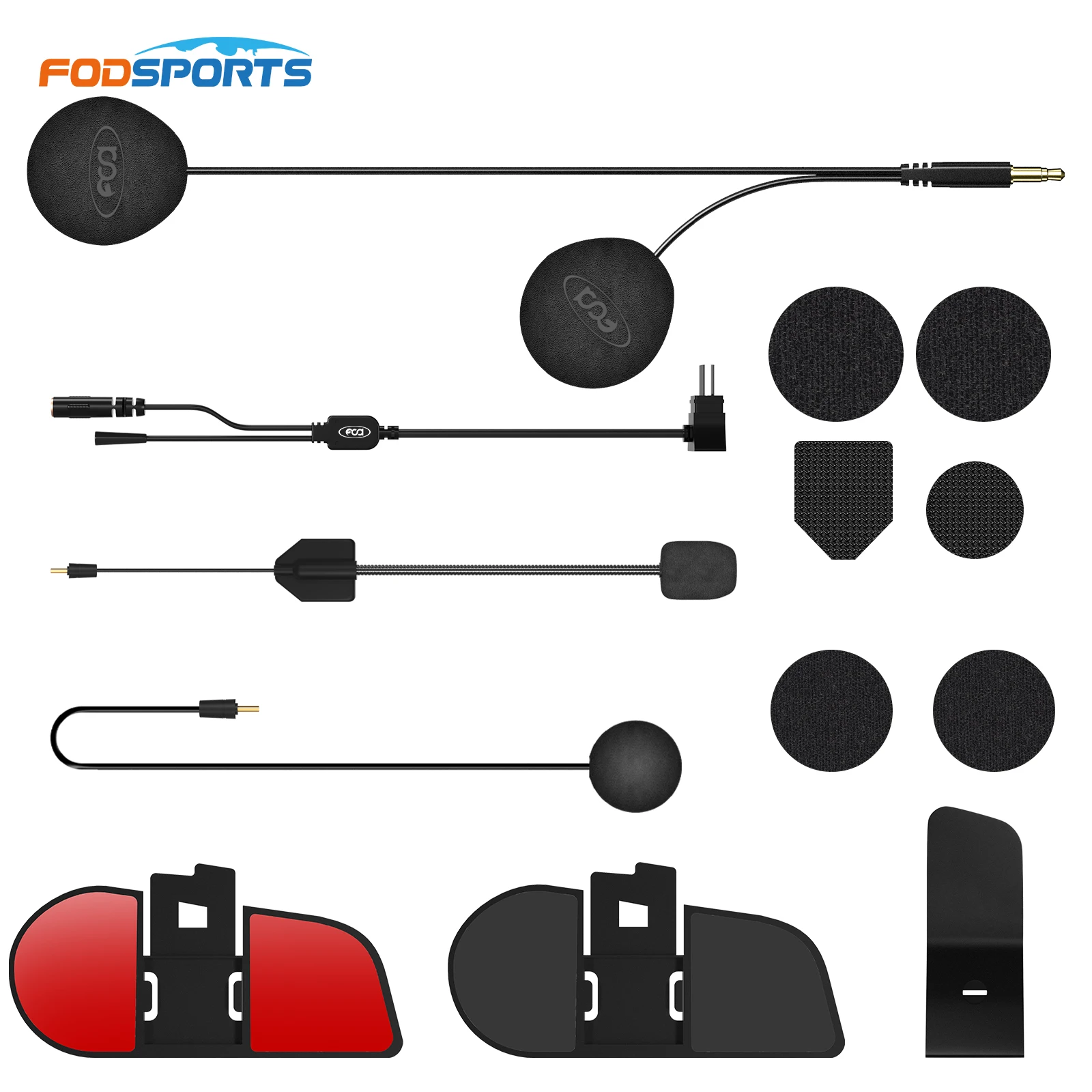 

Fodsports HRSQS Speaker with Microphone Clip Bracket only Suit for FX7 Motorcycle Helmet Bluetooth Intercom