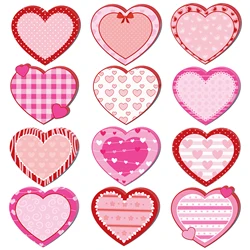 Valentine's Day Love Pattern Sticky Notes Notepad For Office Gift Valentine's Day Party Decoration Supplies