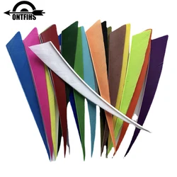 50 Pcs ONTFIHS Arrow Feather 5inch Natural Turkey Arrows Feathers Archery Arrow Fletch Fletching for Shooting Outdoors -War