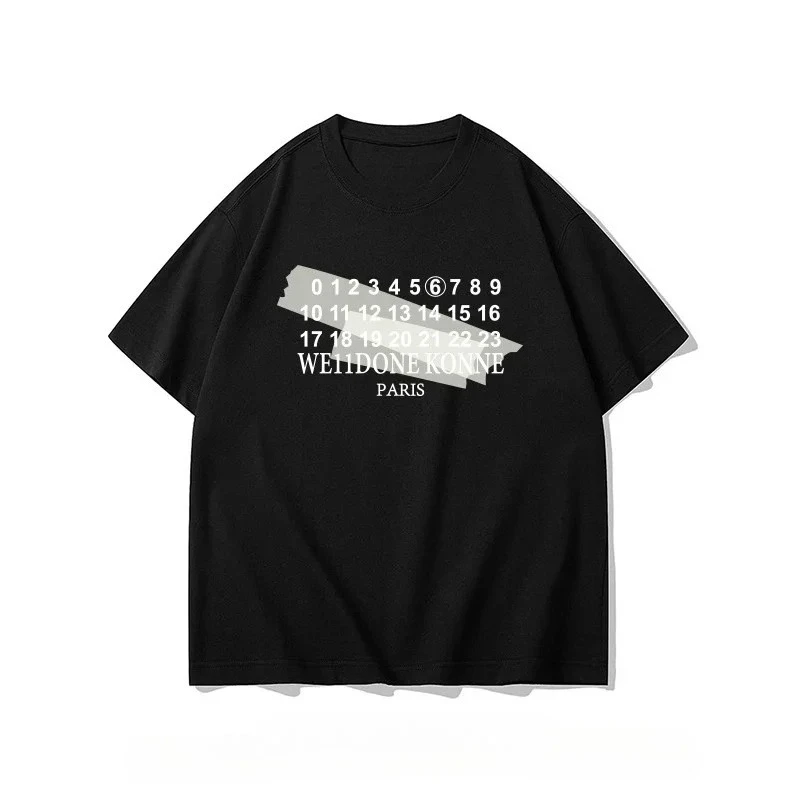 Danqi Yoyo Rare Popular Printed Calendar Print on The 2026 Summer Casual Loose Short-sleeved T-shirt Both of Men and Women