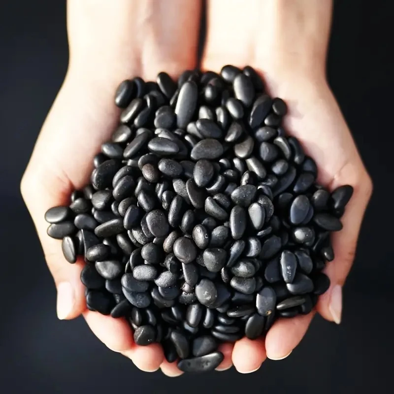 100g/500g Black Shungite Gravels & Pebbles - Polished Crystal Gemstone for Cleansing, Feng Shui, Water & Air Purification