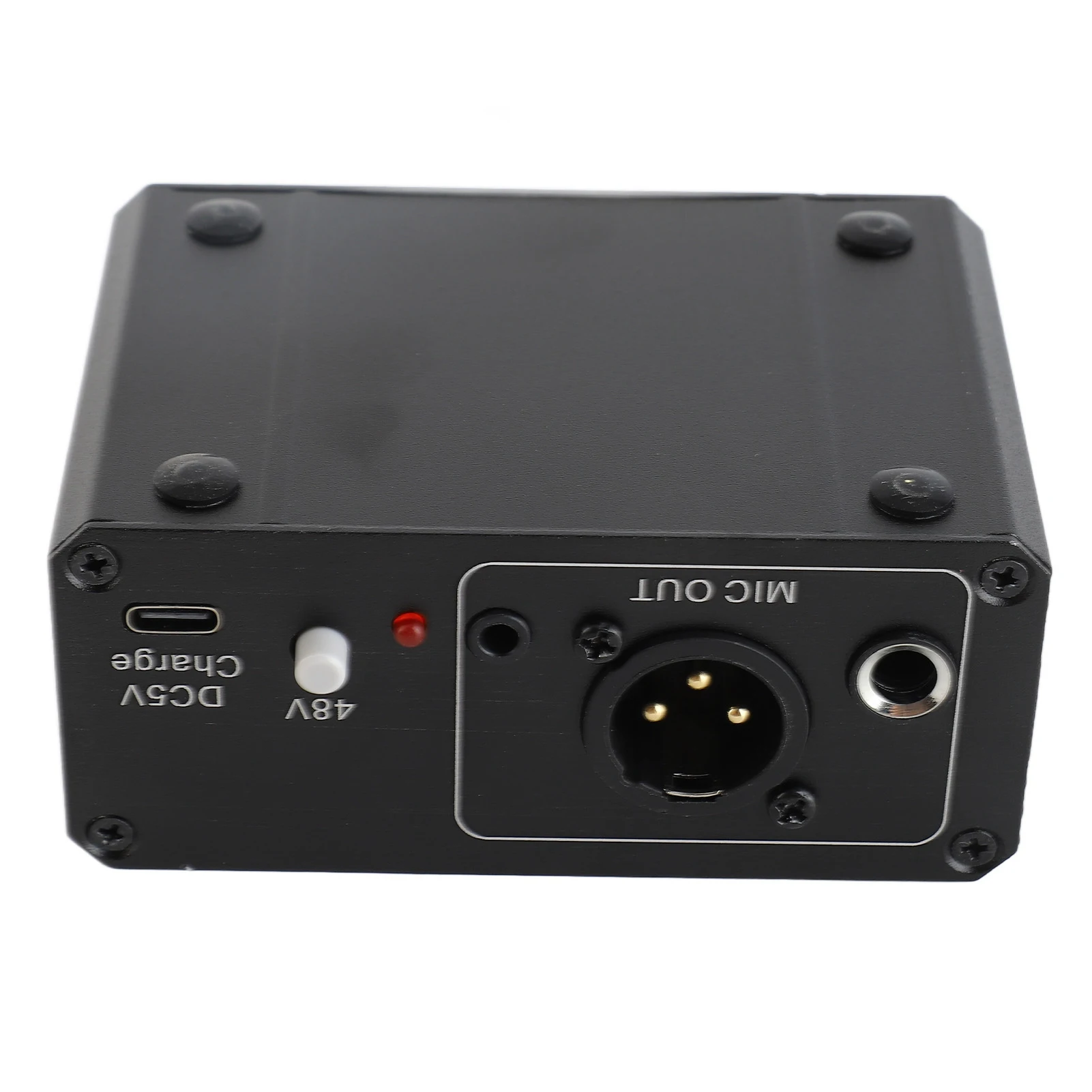 zk30 Microphone Preamp High Gain 48V Phantom Power XLR Output Mic Preamplifier for Dynamic and Condenser Microphones Booster