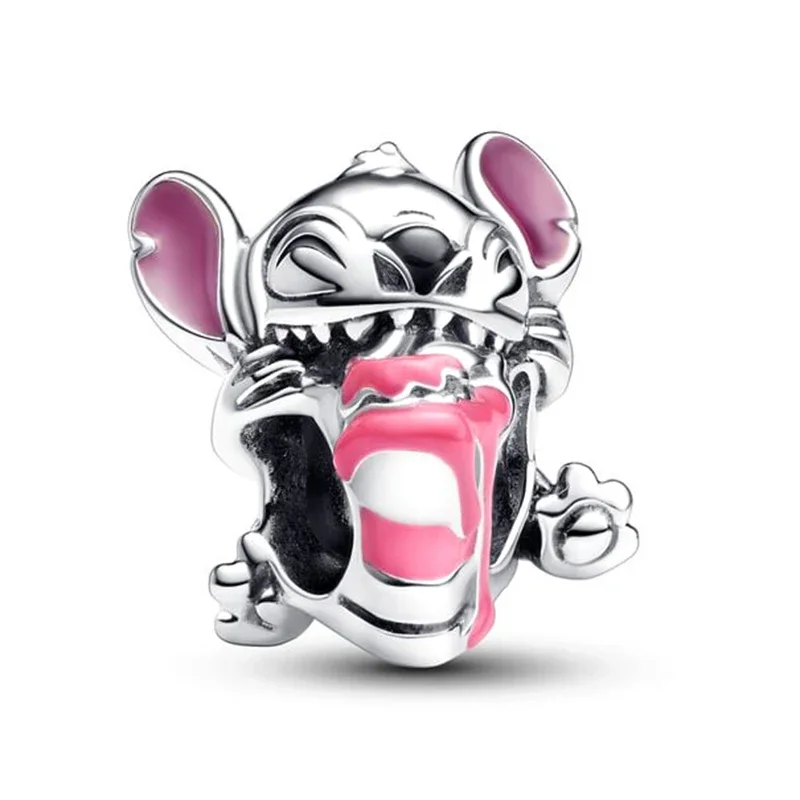 Disney-colgante de plata de ley 100% y Pumbaa para mujer, abalorio de Timon y Pumbaa, compatible con pulsera Pandora 925 Original, joyería artesanal, novedad de verano