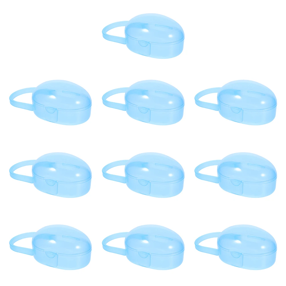 

10 шт., портативный чехол для детской соски, органайзер, держатель для хранения, дорожная устойчивая к падению коробка для соски, детская необходимая для младенцев