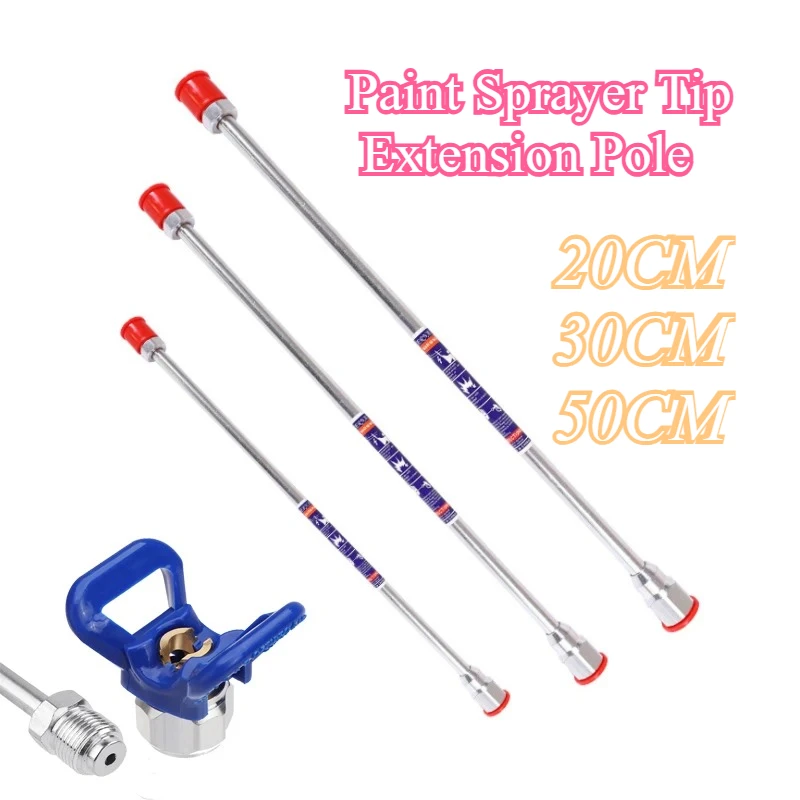 

Titan Wagner безвоздушный распылитель краски, удлинитель, инструмент для распыления, пистолет-распылитель, детали инструментов 20 см/30 см/50 см, аксессуары для стержня краски