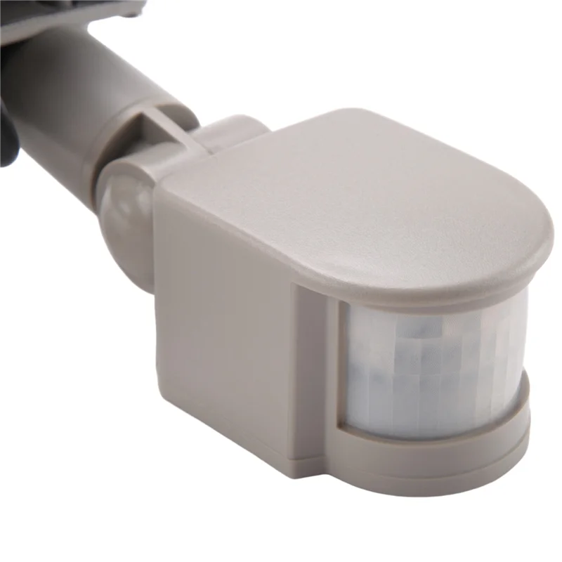 Holofote led branco quente com iluminação led e sensor de movimento pir