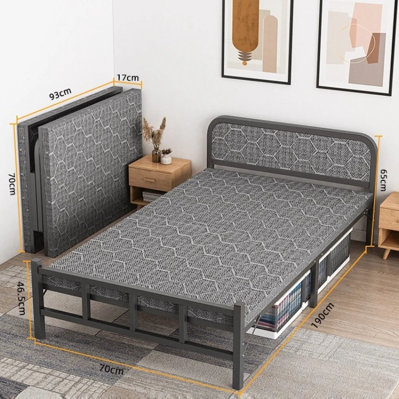 Minimalist  Heavy Duty Guest Bed Fold Away Tool-Free Assembly Home Furniture for Living Room Bedroom Studio