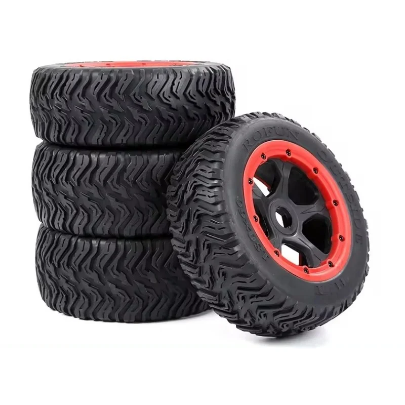 Rovan Terminator H/T All Terrain Truck Tires on Rims for HPI Baja 5T 5SC