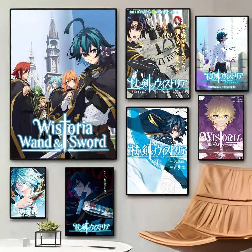 manga adventure fantasy W-Wistoria Wand and Sword Poster Premium Living Space Decorative Art & Stylish Home Decor