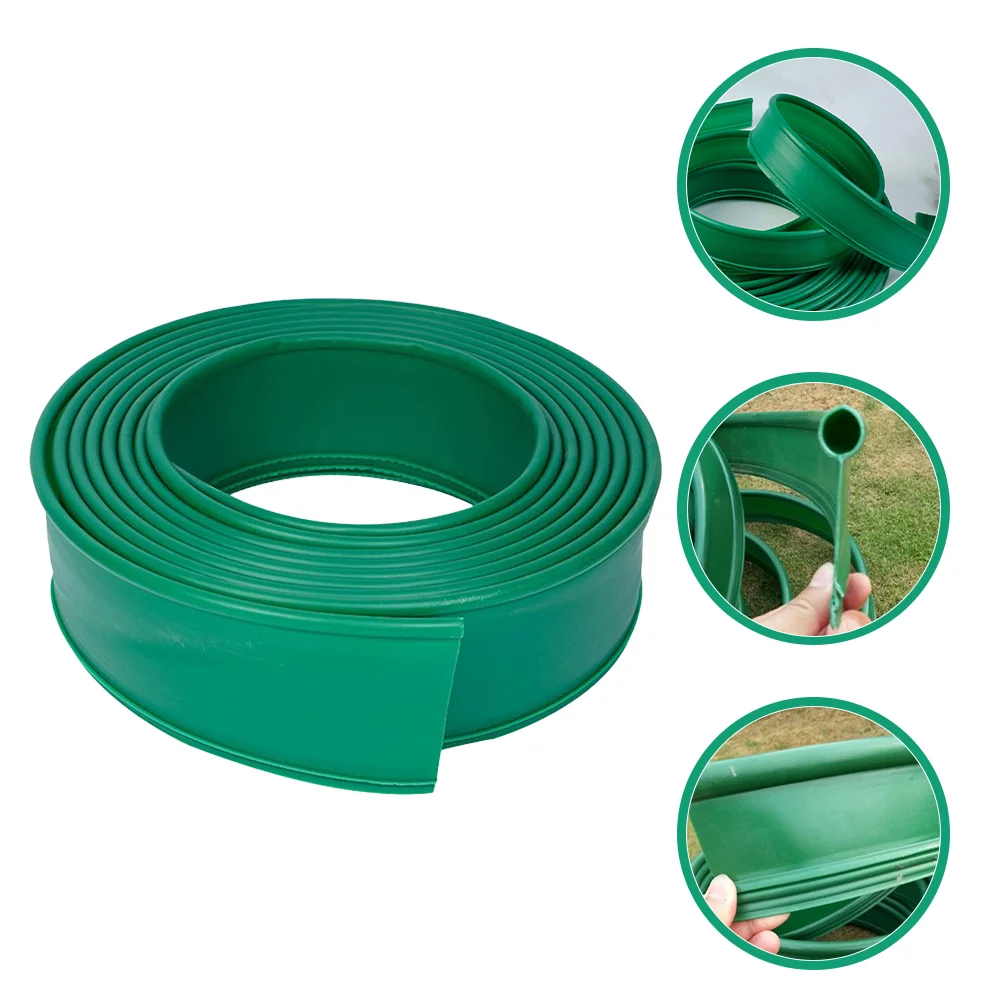 

Green Belt Terrace Board Tent Garden Border Landscape Coiled Edging Plastic Lawn Barrier