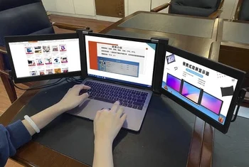 Original 13inch FULL VIEW HDR10 IPS USB Type C 1080P Double Sided Lcd Computer Work Station Display Monitor Screen