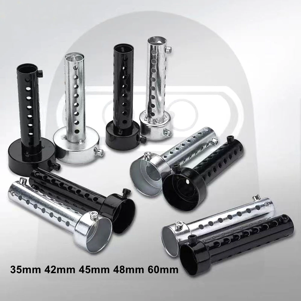 35mm 42mm 45mm 48mm 60mm Moto Exhaust Muffler Adjustable DB Killer Muffler Reduce Noise Sound Eliminator For Akrapovic SC AR