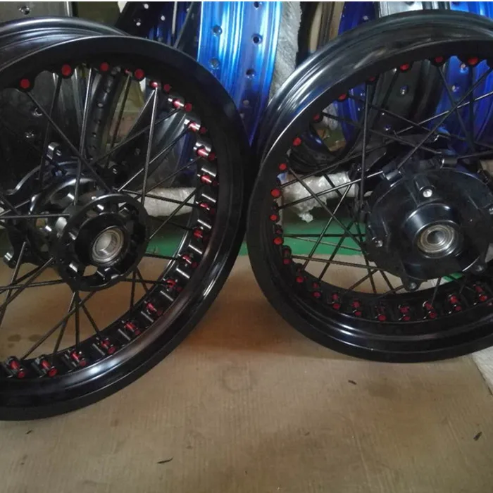 Aluminum Motorcycle 1290ADV Tubeless Ready Road Bike Wheels For KTM